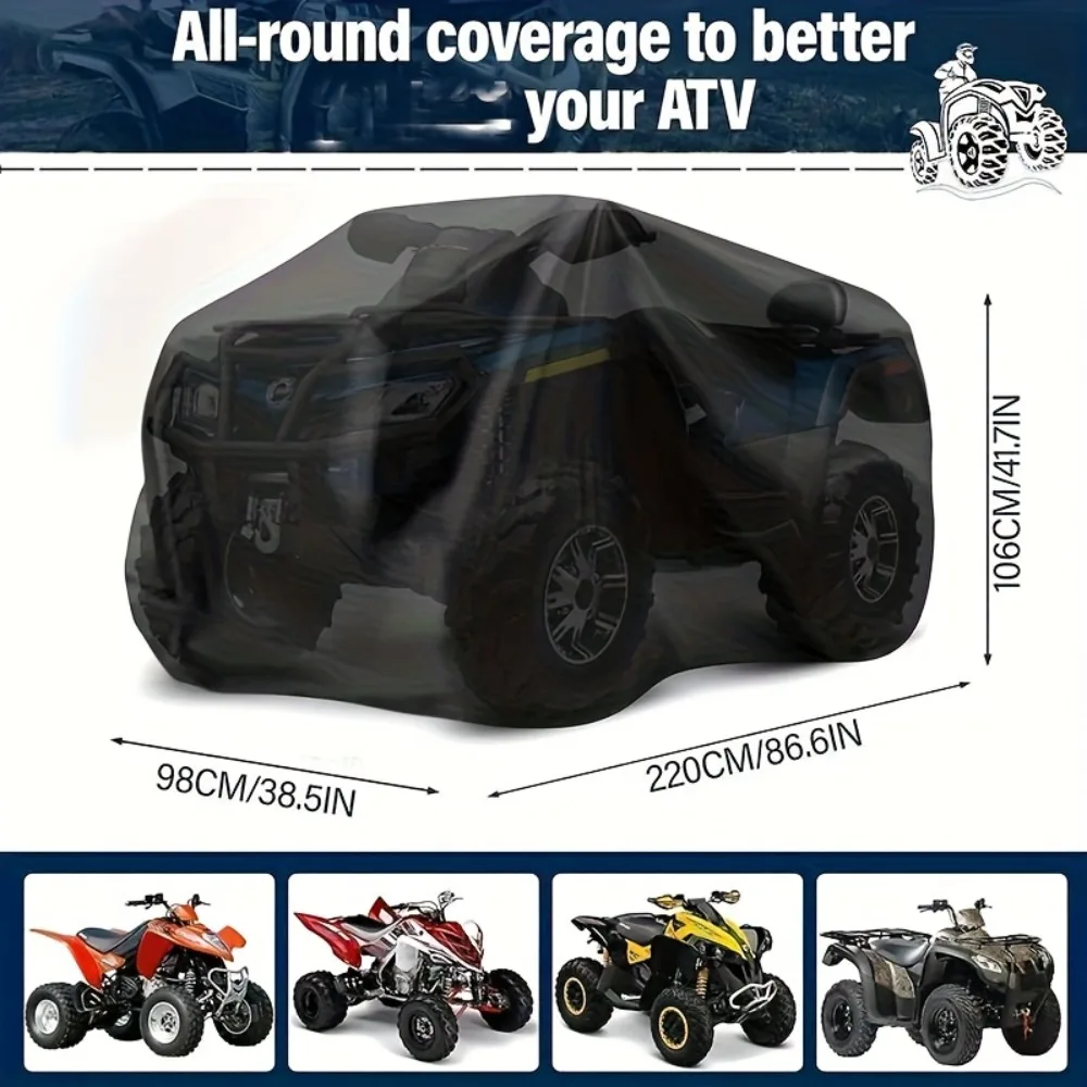 All-Terrain Vehicle Outdoor Cover, Durable Oxford Fabric, Provides All-Weather Protection for Four-Wheelers
All-Terrain Vehicle Outdoor Cover, Durable Oxford Fabric, Provides All-Weather Protection for Four-Wheelers