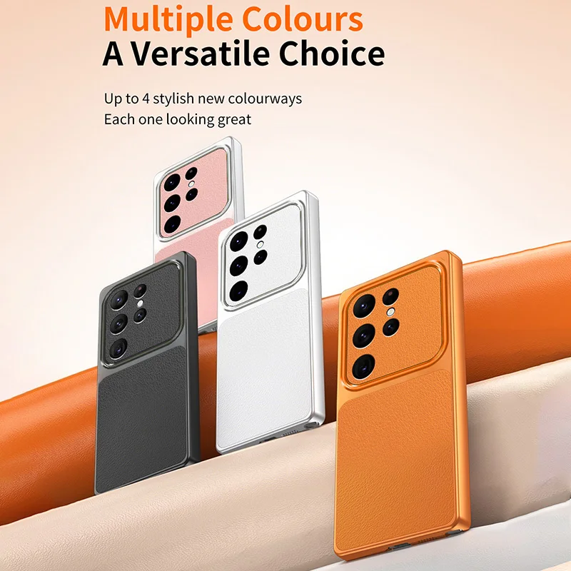 Minimalist Lychee peel Textured Phone Cases for Samsung S26 Ultra Shock-Resistant Lambskin cover with Soft-Edge Silicone Armor
Minimalist Lychee peel Textured Phone Cases for Samsung S26 Ultra Shock-Resistant Lambskin cover with Soft-Edge Silicone Armor