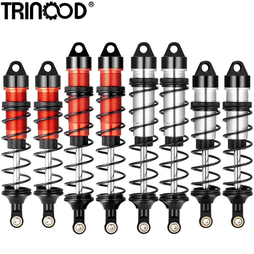 TRINOOD 4Pcs Aluminum Front & Rear Shock Absorber Oil Damper for A-RRMA 1/8 Kraton RC Car Upgrade Parts
TRINOOD 4Pcs Aluminum Front & Rear Shock Absorber Oil Damper for A-RRMA 1/8 Kraton RC Car Upgrade Parts