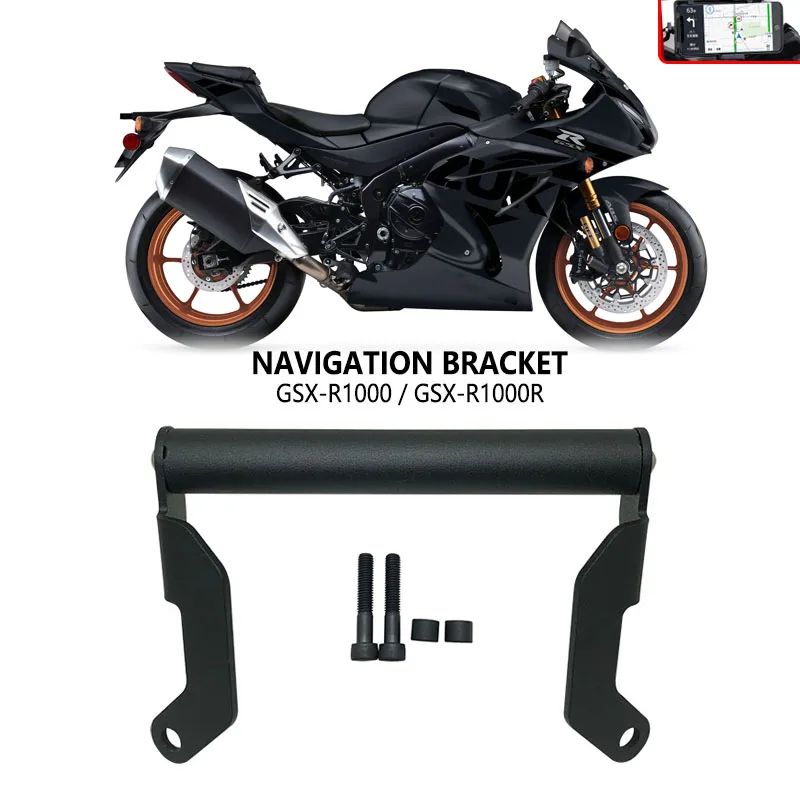 For SUZUKI GSX-R1000 GSX-R1000R GSXR1000 2018-2021 2020 Motorcycle GPS/Smart Phone Navigation GPS Plate Bracket Adapt Holder
For SUZUKI GSX-R1000 GSX-R1000R GSXR1000 2018-2021 2020 Motorcycle GPS/Smart Phone Navigation GPS Plate Bracket Adapt Holder