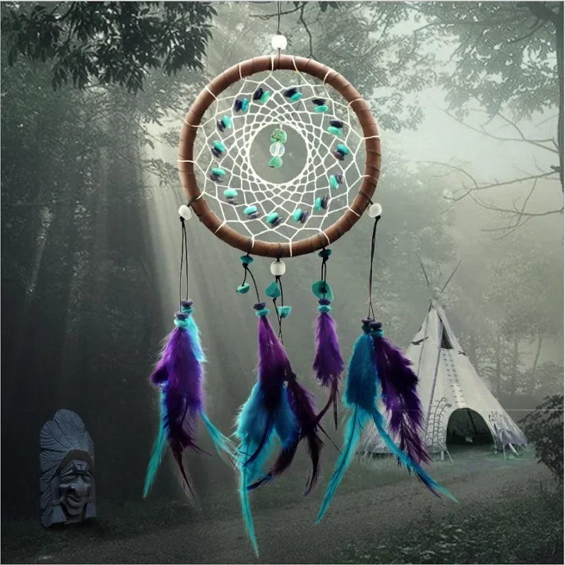45cm Vintage Dream Catchers Wall Hanging Room Decoration Mix-color Feathers Wind Chimes Car Ornament Dreamcatcher Craft Handmade
45cm Vintage Dream Catchers Wall Hanging Room Decoration Mix-color Feathers Wind Chimes Car Ornament Dreamcatcher Craft Handmade