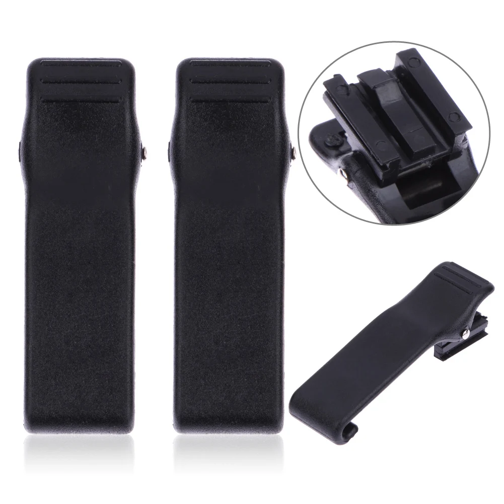 2pcs Belt Sturdy Clip Portable Walkie Talkie Belt Clip Black Belt Clip Replacement for Motorola GP-88 GP-68 GP-300
2pcs Belt Sturdy Clip Portable Walkie Talkie Belt Clip Black Belt Clip Replacement for Motorola GP-88 GP-68 GP-300