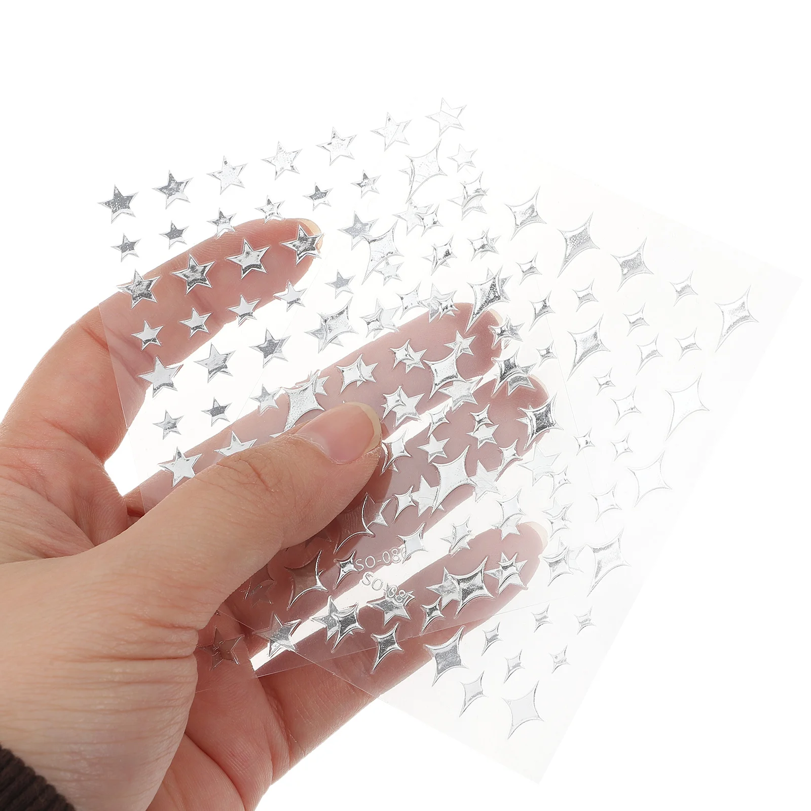 8 Sheets Foil Silver Gold Star Nail Stickers Chic DIY Manicure Ornaments Easy Nail Art Decals Adhesive Decorative Fingernail
8 Sheets Foil Silver Gold Star Nail Stickers Chic DIY Manicure Ornaments Easy Nail Art Decals Adhesive Decorative Fingernail
