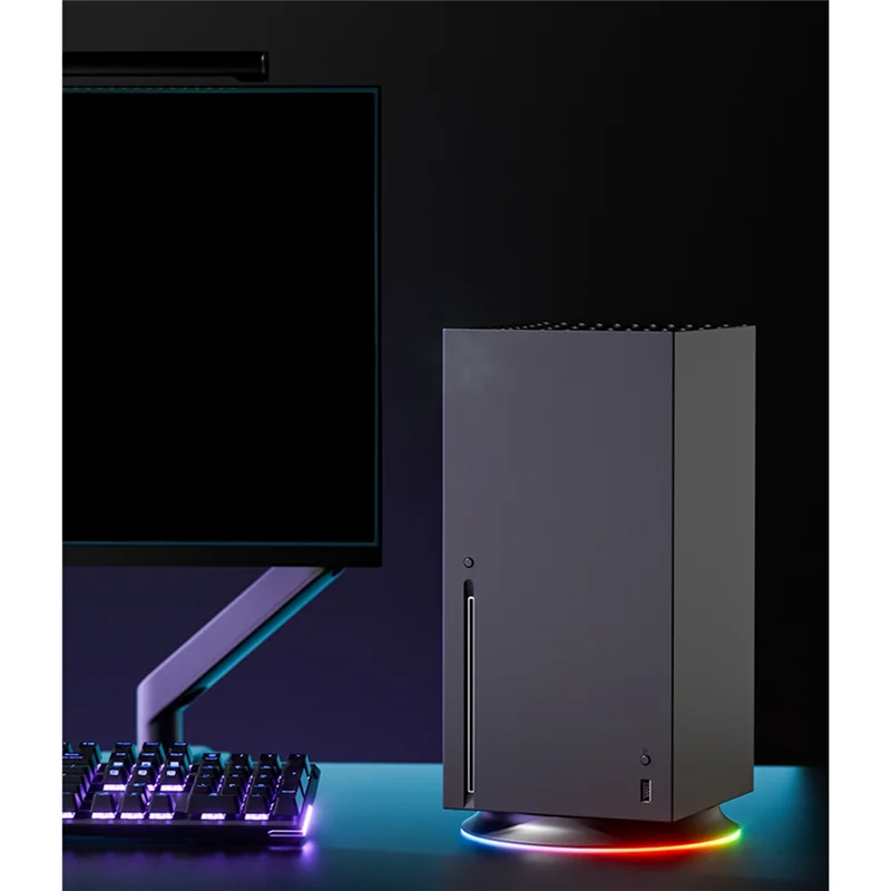 Dependable-Cooling Dock For Series X Console Upright Stand With RGB Light USB Interface For Series X Game Accessories
Dependable-Cooling Dock For Series X Console Upright Stand With RGB Light USB Interface For Series X Game Accessories