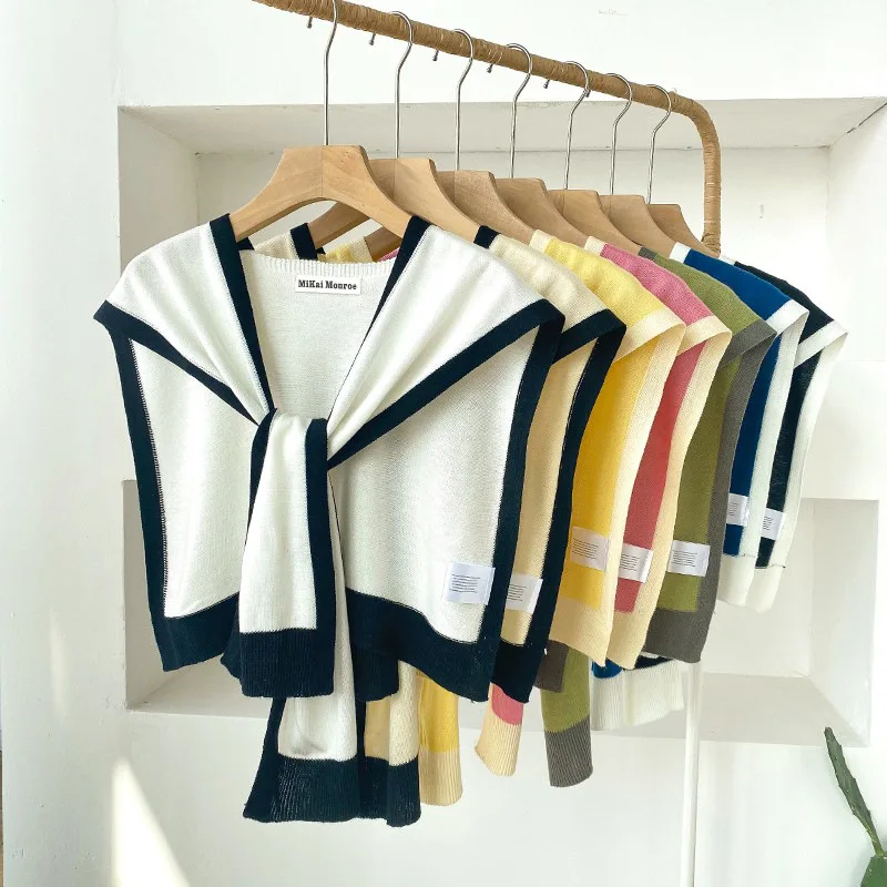 2025 Sweet Cute Striped Knit Shawls Woman Luxury Assorted Colors Scarf Korean Fashion Air Conditioned Room Warm Hijabs for Woman
2025 Sweet Cute Striped Knit Shawls Woman Luxury Assorted Colors Scarf Korean Fashion Air Conditioned Room Warm Hijabs for Woman