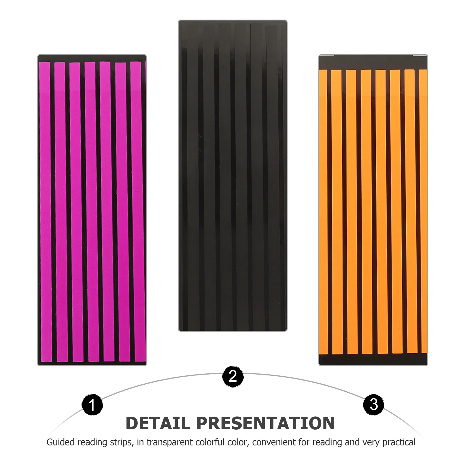 Reusable Notepaper Reading Strips Transparent Colorful Sentence Markers Portable Highlighter Tape Sticky Page Flags Book
Reusable Notepaper Reading Strips Transparent Colorful Sentence Markers Portable Highlighter Tape Sticky Page Flags Book