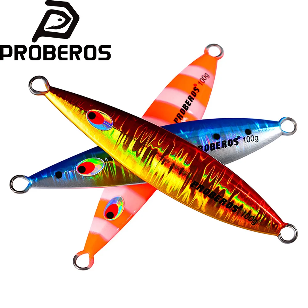 PROBEROS 1PC Sardine Slider Jigging Hard Lure 40g 60g 80g 100g UV Coating Long Cast Metal Jig Fishing Lure Sea Fishing Jigs
PROBEROS 1PC Sardine Slider Jigging Hard Lure 40g 60g 80g 100g UV Coating Long Cast Metal Jig Fishing Lure Sea Fishing Jigs