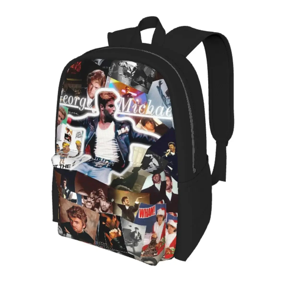 George Michael Student Backpack School Bag Hiking Travel Daypack for Men Women Bookbag Shoulder Bags
George Michael Student Backpack School Bag Hiking Travel Daypack for Men Women Bookbag Shoulder Bags