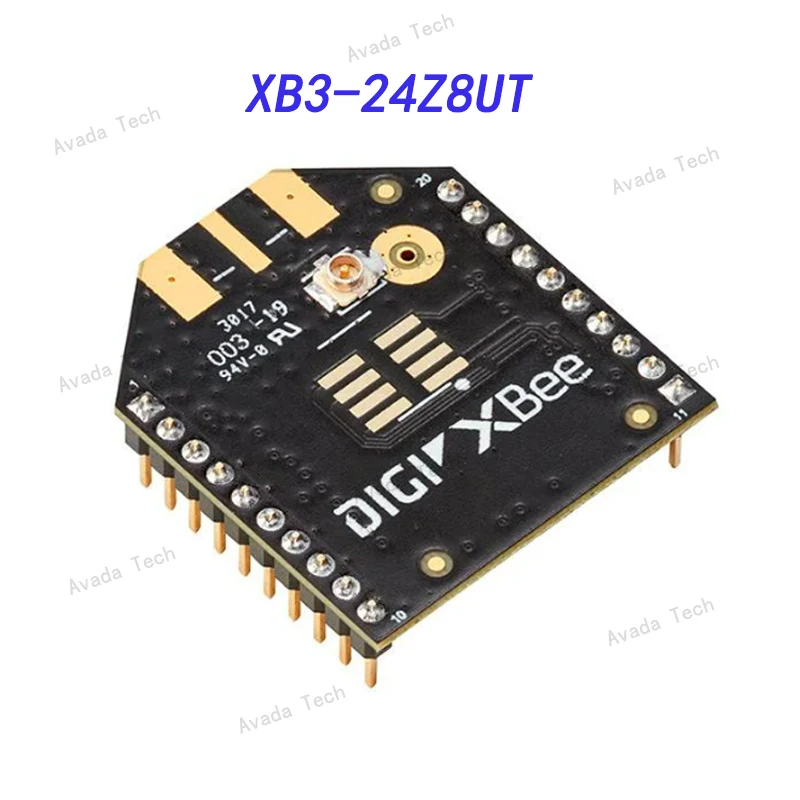FREESHIPPING XB3-24Z8UT in stock! Digi XBee3 – ZigBee 3.0 2.4 Ghz 3.0, compatible bluetooth XB3-24Z8ST, U.FL Ant, TH MT
FREESHIPPING XB3-24Z8UT in stock! Digi XBee3 – ZigBee 3.0 2.4 Ghz 3.0, compatible bluetooth XB3-24Z8ST, U.FL Ant, TH MT