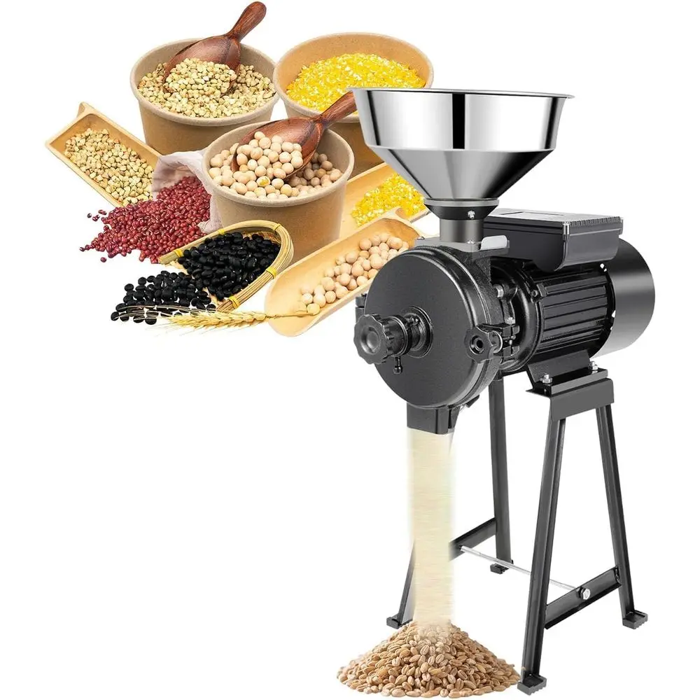 Electric Grain Mill Grinder, Commercial Corn Mill with unnel, eed lour Mills Grinding, ThicknAdjustable Wheat Grinders or Cereal
Electric Grain Mill Grinder, Commercial Corn Mill with unnel, eed lour Mills Grinding, ThicknAdjustable Wheat Grinders or Cereal