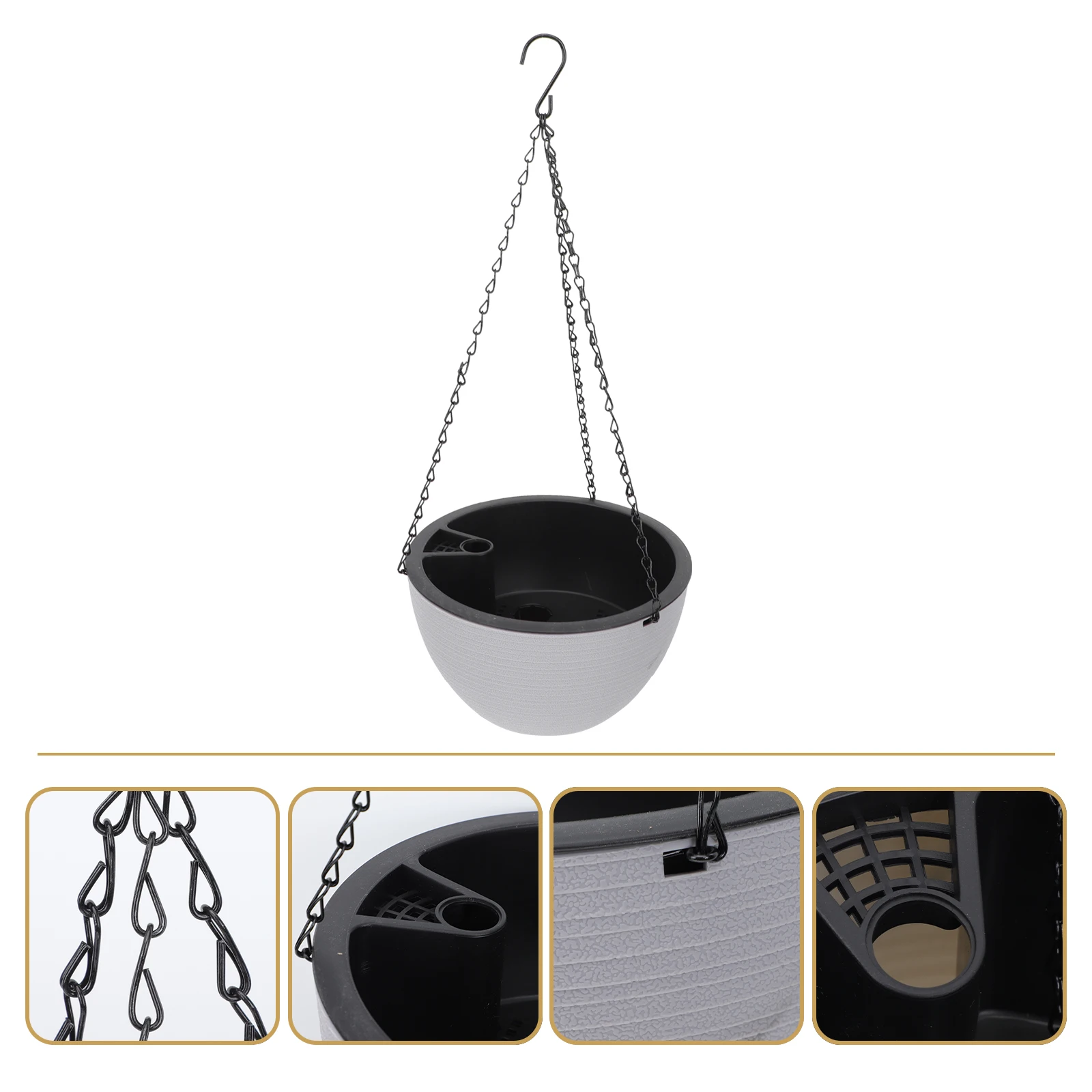 Automatic Water Absorbent Flower Pot Self Watering Durable Plastic for Herbs Ferns Succulents Chlorophytum Indoor Plants
Automatic Water Absorbent Flower Pot Self Watering Durable Plastic for Herbs Ferns Succulents Chlorophytum Indoor Plants