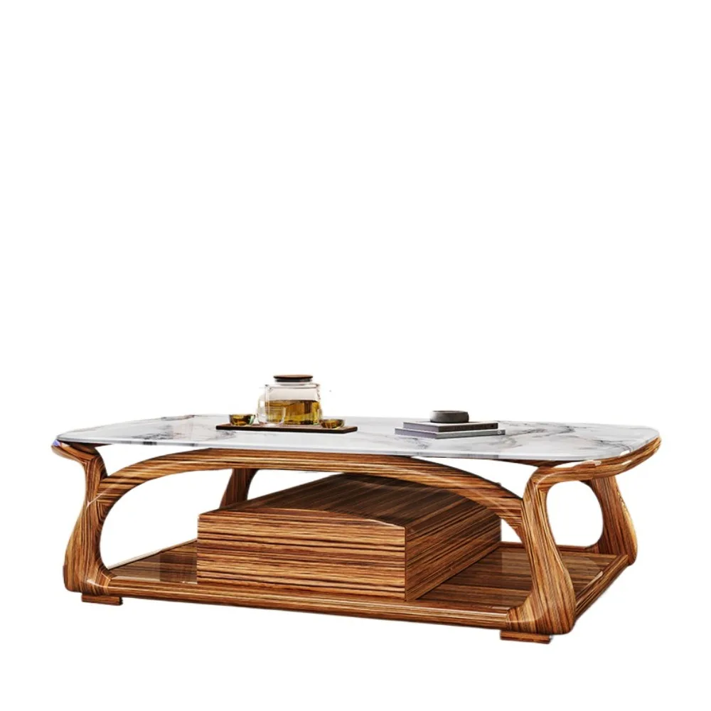 New Chinese style marble rectangular tea table, simple and modern with stool combination, all solid wood tea table
New Chinese style marble rectangular tea table, simple and modern with stool combination, all solid wood tea table