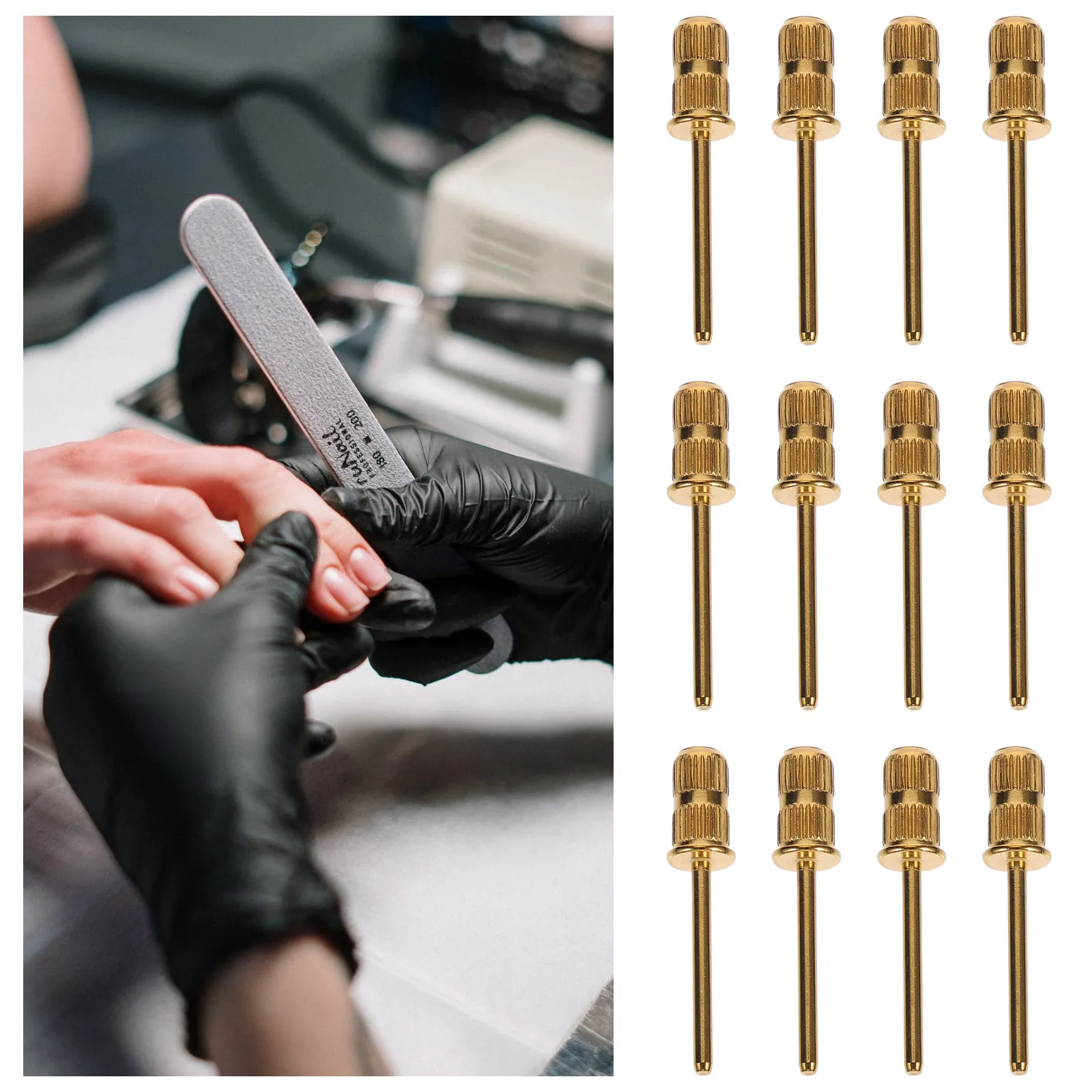 20Pcs Sanding Band Nail Drill Heads Manicure Drill Bits for Natural Artificial Nails Grinding Polishing Carving Sharpening Rust
20Pcs Sanding Band Nail Drill Heads Manicure Drill Bits for Natural Artificial Nails Grinding Polishing Carving Sharpening Rust