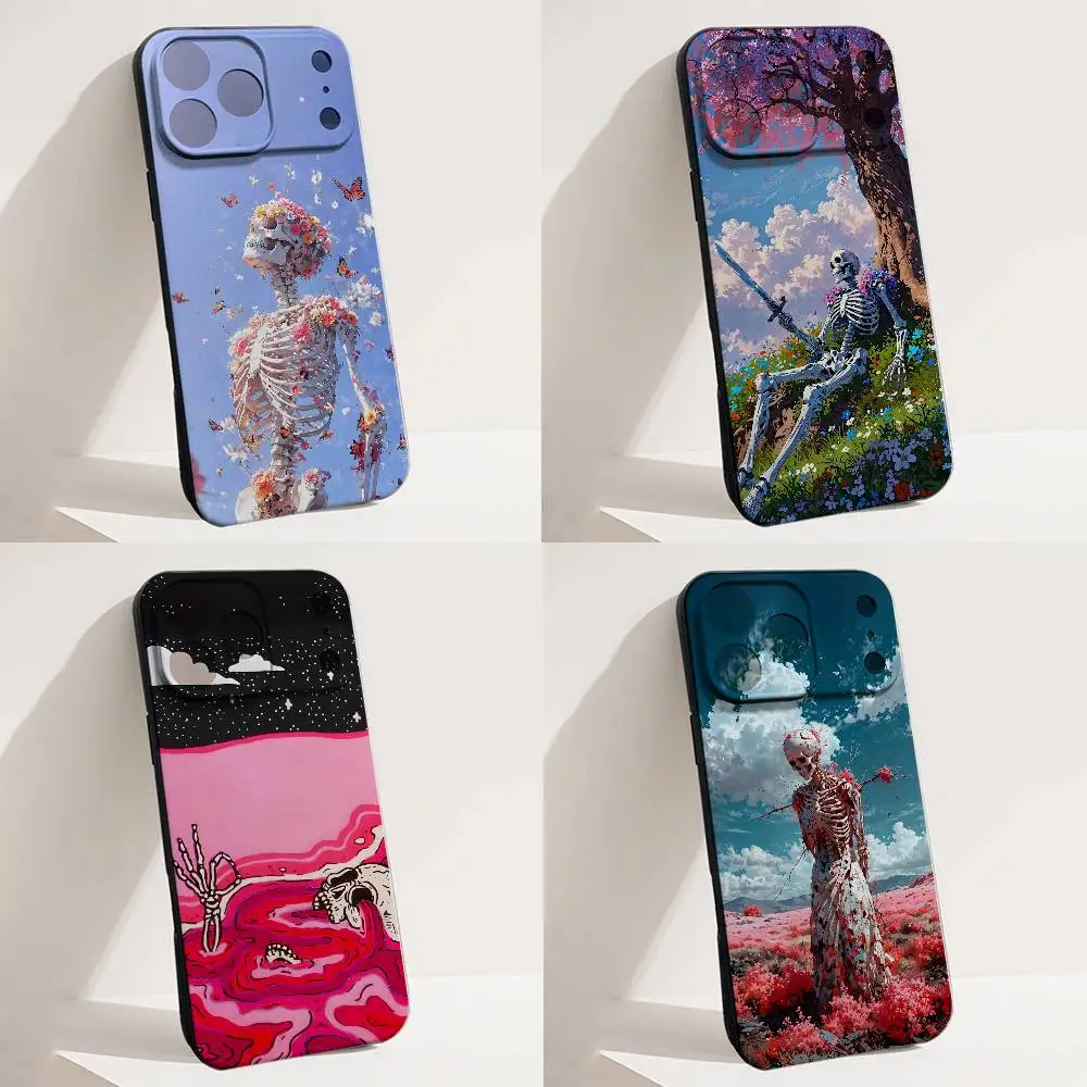 Flower Skull Pattern For iPhone 17,16,15,14,13,12,X,XS,8,7,Pro,Max,Plus,E,SE4,Air,Mini Protective Slim Fit Phone Case
Flower Skull Pattern For iPhone 17,16,15,14,13,12,X,XS,8,7,Pro,Max,Plus,E,SE4,Air,Mini Protective Slim Fit Phone Case
