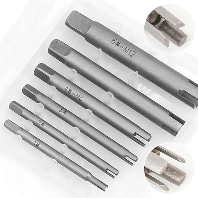 M4 M5 M6 M8 M10 M12 Alloy Steel Broken Drill Bit Extractor Drill Remover Stripped Screw Tap Extractor Sets Screw Remover Tool
M4 M5 M6 M8 M10 M12 Alloy Steel Broken Drill Bit Extractor Drill Remover Stripped Screw Tap Extractor Sets Screw Remover Tool