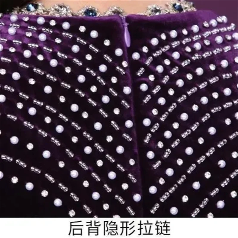 2025 Spring and Summer Dress Banquet Mom's Evening Dress Hot Diamond Large Size Dress Style Noble Lady Popular Quality Dress
2025 Spring and Summer Dress Banquet Mom's Evening Dress Hot Diamond Large Size Dress Style Noble Lady Popular Quality Dress
