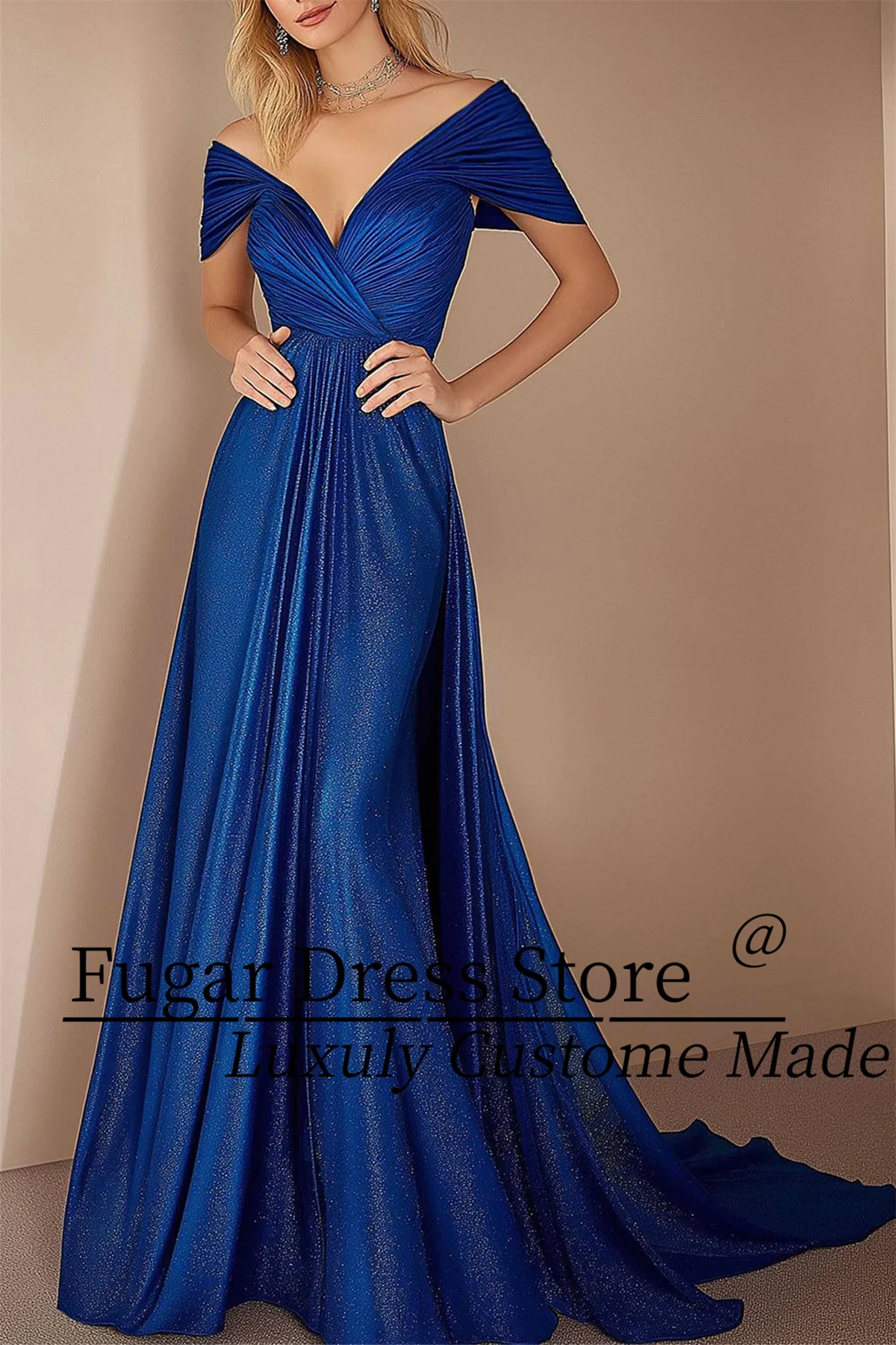 TIANTIAN Customized Evening Prom Blue Dress Sexy Off Shoulder Pleated Glitter Floor Length Women Dress платье на выпускной
TIANTIAN Customized Evening Prom Blue Dress Sexy Off Shoulder Pleated Glitter Floor Length Women Dress платье на выпускной