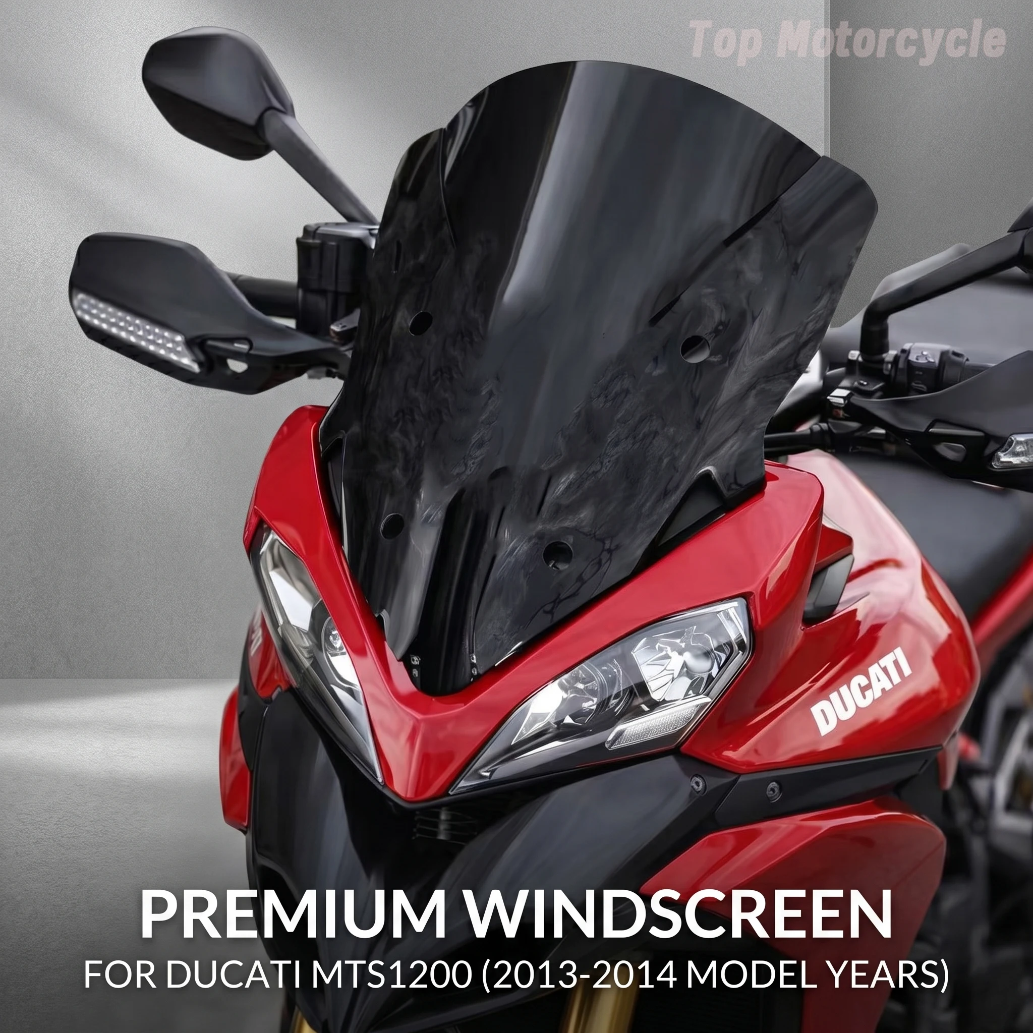 Motorcycle Windshield Windscreen For Ducati Multistrada 1200S MTS1200S 2013-2014 Front Wind Deflector Motorcycle Accessories
Motorcycle Windshield Windscreen For Ducati Multistrada 1200S MTS1200S 2013-2014 Front Wind Deflector Motorcycle Accessories
