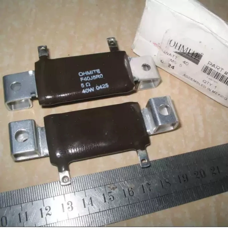 OHMITE 40W 5R 5% Gallbladder Fever Resistance F40J5R0 5R40W from the United States
OHMITE 40W 5R 5% Gallbladder Fever Resistance F40J5R0 5R40W from the United States
