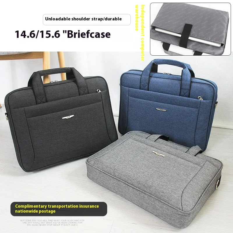 Business men's briefcase canvas waterproof large capacity 15.6 inches 14 inches laptop bag document work bag office bag package
Business men's briefcase canvas waterproof large capacity 15.6 inches 14 inches laptop bag document work bag office bag package