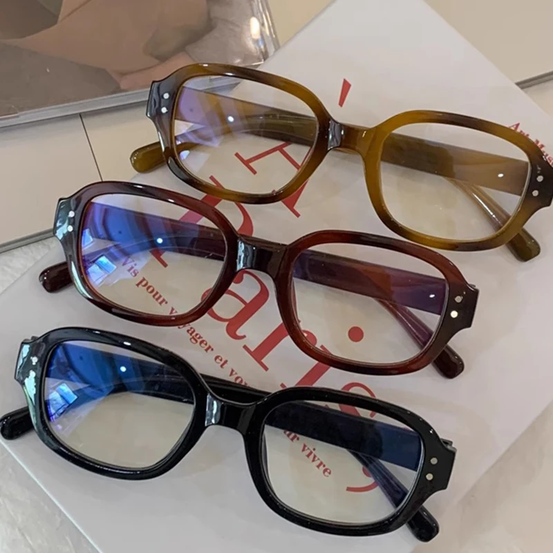 Retro Square Oval Frame Anti Blue Light Glasses Red Thick Frame Plain Eyes Glasses Korean Fashion Female Eye Protection Eyewear
Retro Square Oval Frame Anti Blue Light Glasses Red Thick Frame Plain Eyes Glasses Korean Fashion Female Eye Protection Eyewear