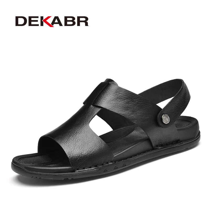 DEKABR мужские сандалии из воловьей кожи, пляжные летние повседневные легкие повседневные тапочки с двусторонней подошвой из искусственной кожи, размер 37-46
DEKABR мужские сандалии из воловьей кожи, пляжные летние повседневные легкие повседневные тапочки с двусторонней подошвой из искусственной кожи, размер 37-46