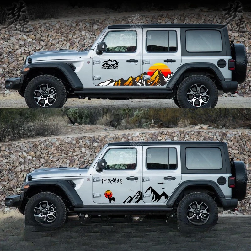 Car sticker For Jeep Wrangler body exterior decoration fashionable custom Sport Off road decal
Car sticker For Jeep Wrangler body exterior decoration fashionable custom Sport Off road decal