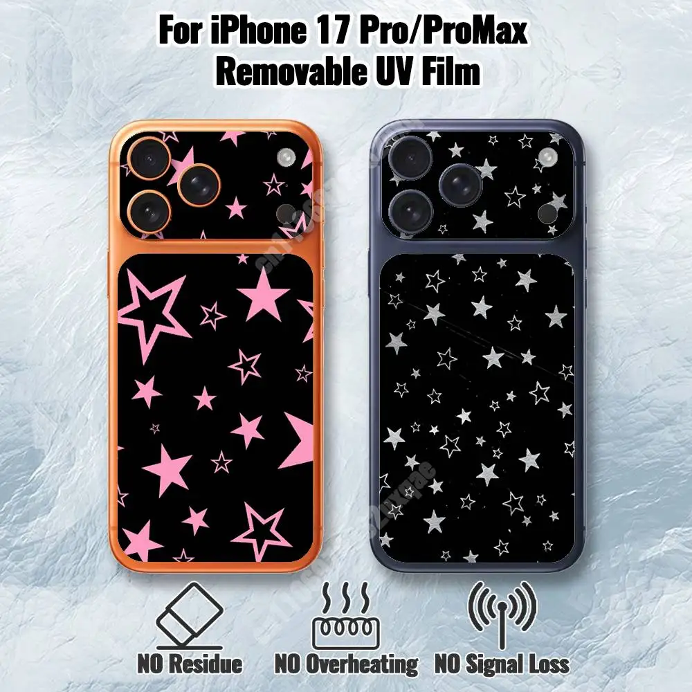 Beautiful Star Sky Pattern Removable UV Film for iPhone 17 Pro 17 ProMax Protective Sticker
Beautiful Star Sky Pattern Removable UV Film for iPhone 17 Pro 17 ProMax Protective Sticker