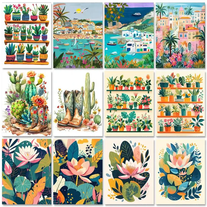 RUOPOTY Frame Diy Painting By Numbers Kits For Adults Plant Modern Picture By Numbers For Home Decoration
RUOPOTY Frame Diy Painting By Numbers Kits For Adults Plant Modern Picture By Numbers For Home Decoration