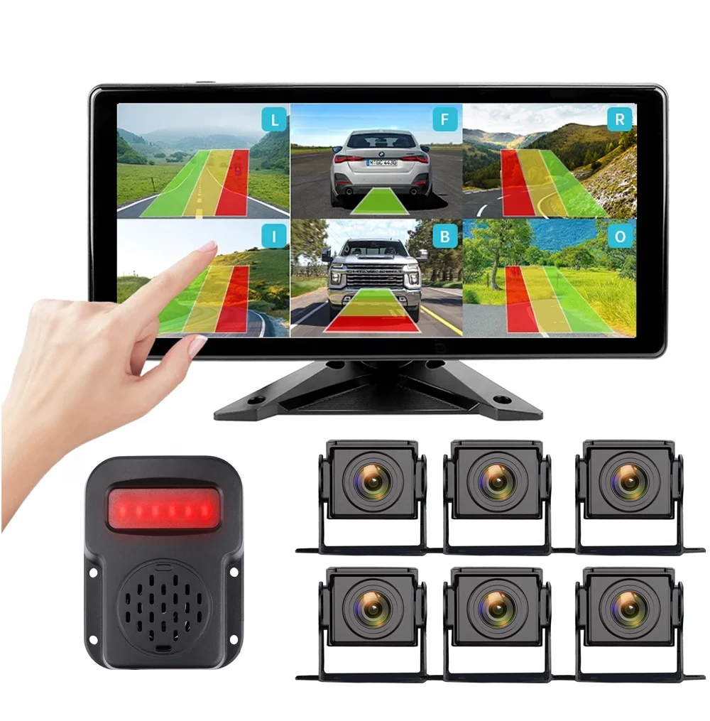 IPoster 10.36 Inch 6-Split Screen 4K 1600X720 Stereo Loop Recording 6-Camera Kit For Truck Smart Blind Spot Radar AI
IPoster 10.36 Inch 6-Split Screen 4K 1600X720 Stereo Loop Recording 6-Camera Kit For Truck Smart Blind Spot Radar AI