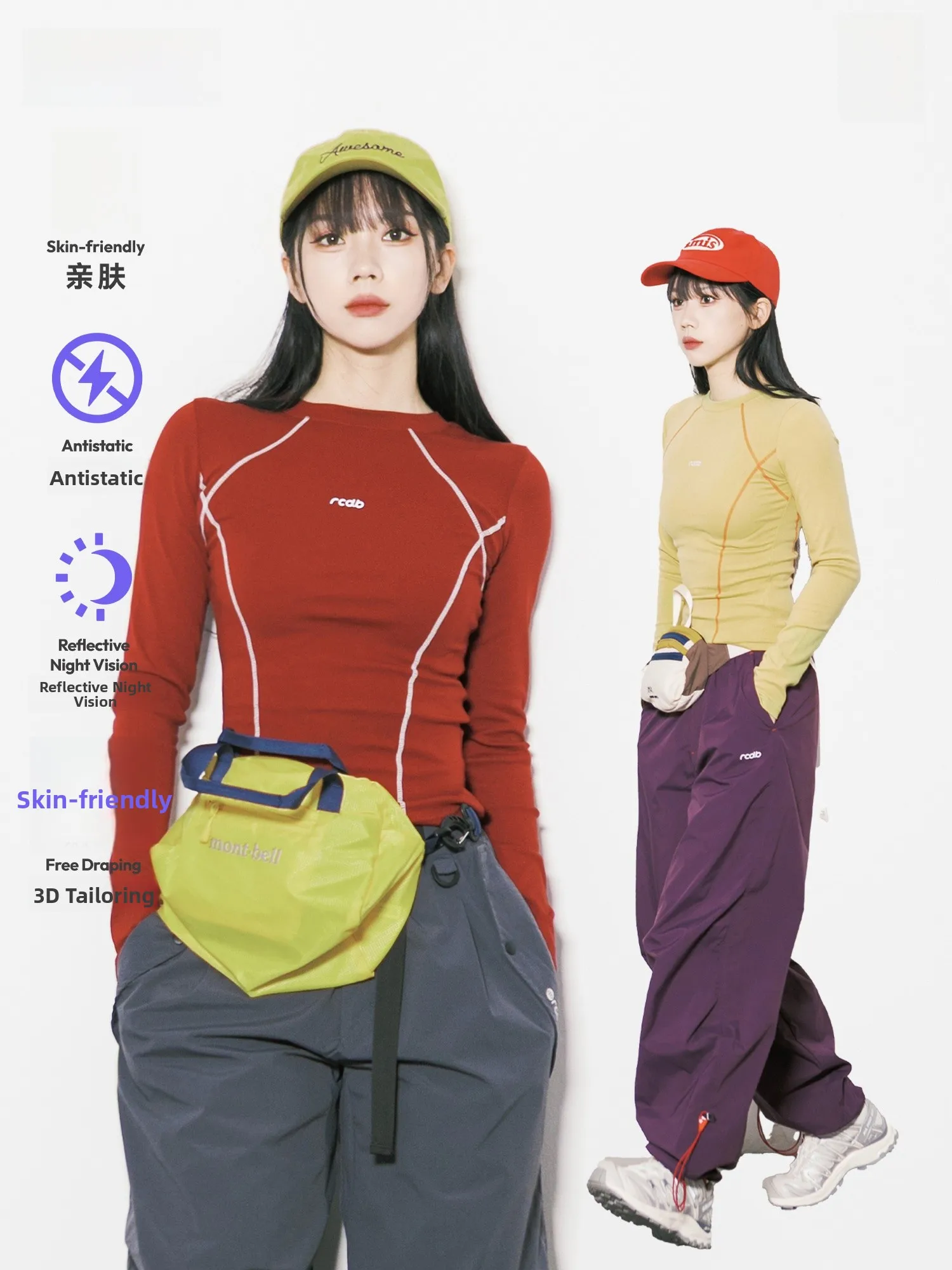 RCDB Women's Slim Fit Long Sleeve T-Shirt round Neck Outdoor Sports Casual Comfortable Cotton Polyester Base Layer Shirt
RCDB Women's Slim Fit Long Sleeve T-Shirt round Neck Outdoor Sports Casual Comfortable Cotton Polyester Base Layer Shirt