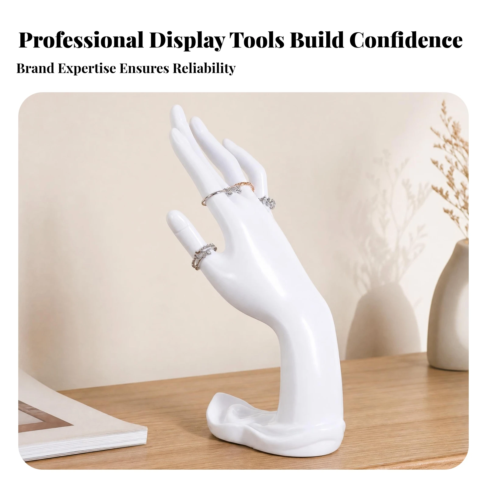 Hand Display Stand Lotus Base Finger Display Stand PVC Glossy
Hand Display Stand Lotus Base Finger Display Stand PVC Glossy
