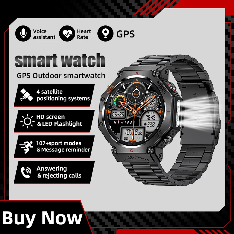 LIGE New GPS Smart Watch Outdoor 3ATM Waterproof Built-in ChatGPT AI Assistant Compass Altimeter Barometer Sport Smartwatch Men
LIGE New GPS Smart Watch Outdoor 3ATM Waterproof Built-in ChatGPT AI Assistant Compass Altimeter Barometer Sport Smartwatch Men