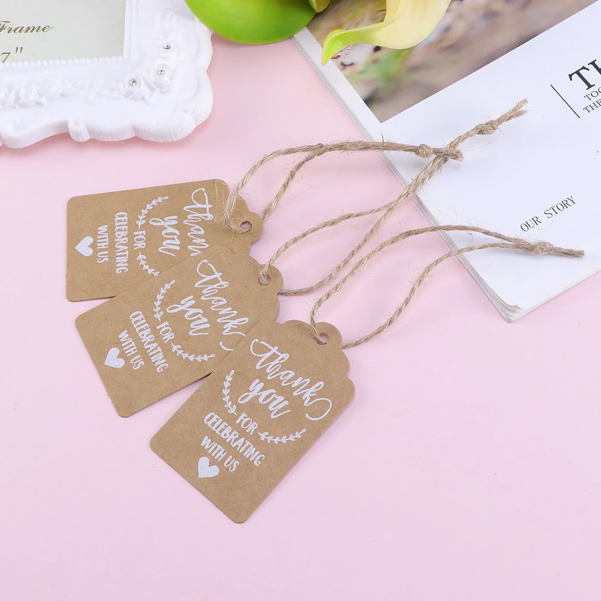50Pcs Kraft Paper Hangtag Environmental Gift Tags for Wedding Party Baking Thank You Decor Invitation Card Hangtag
50Pcs Kraft Paper Hangtag Environmental Gift Tags for Wedding Party Baking Thank You Decor Invitation Card Hangtag