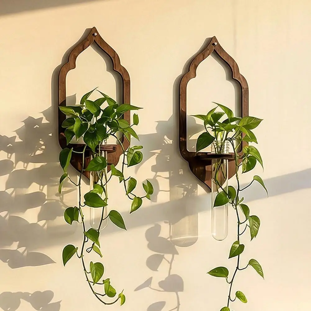 Plant Propagation Station Wall Hanging Wooden Shelf Plant Terrarium for Hydroponics Home Office Decor Air Plant Cutting Holder P
Plant Propagation Station Wall Hanging Wooden Shelf Plant Terrarium for Hydroponics Home Office Decor Air Plant Cutting Holder P