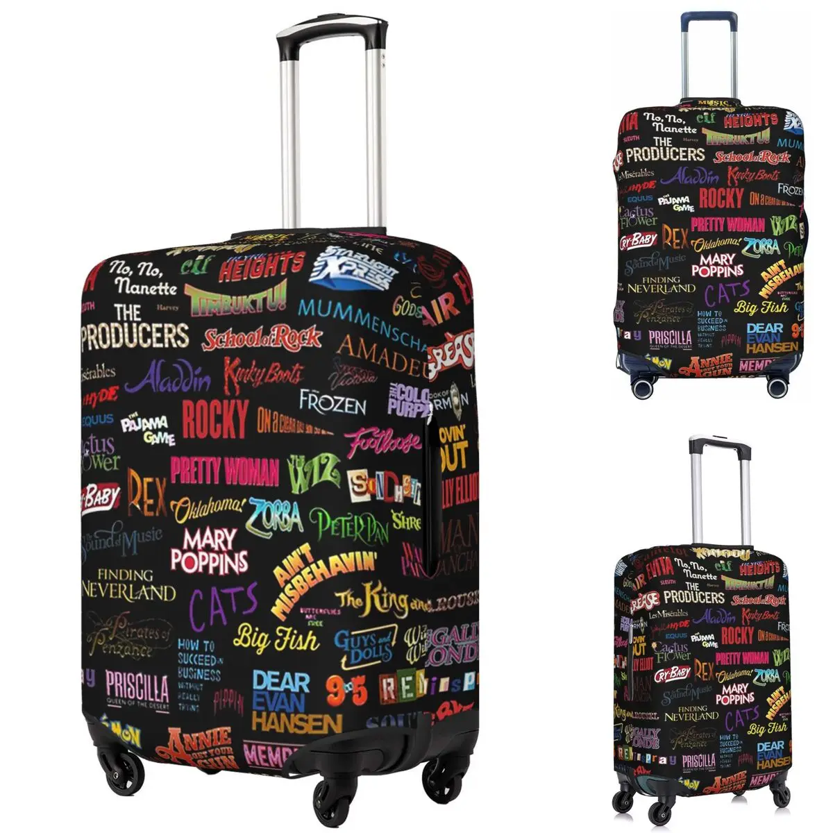 Broadway Musicals Suitcase Cover Protection Elastic Travel Luggage Protector Covers for 18-32 Inch
Broadway Musicals Suitcase Cover Protection Elastic Travel Luggage Protector Covers for 18-32 Inch