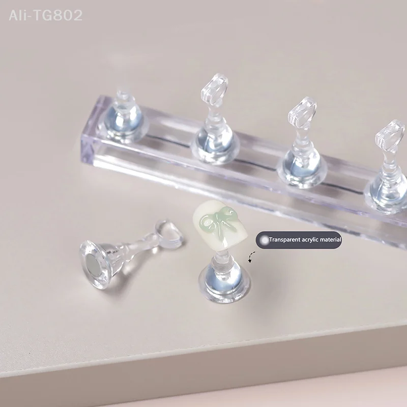 5Pcs Chess Shaped Acrylic Nail Stand Tips Magnetic Holders DIY Fingernail Training Practice Display Manicure Tools
5Pcs Chess Shaped Acrylic Nail Stand Tips Magnetic Holders DIY Fingernail Training Practice Display Manicure Tools