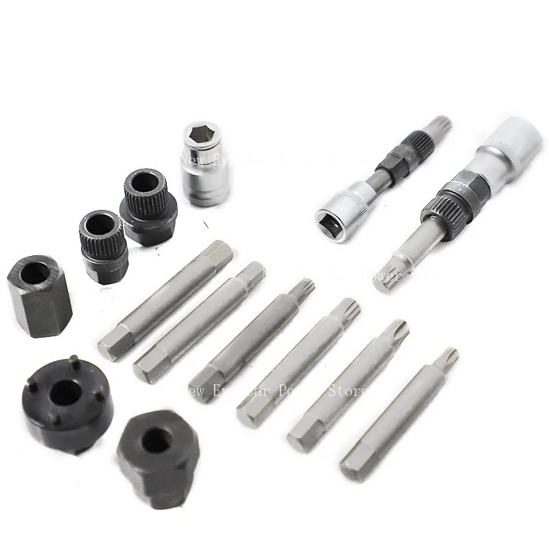 18 Piece Car Generator Alternator Pulley Disassembly Tool Set Suitable For Automotive Motor Repair
18 Piece Car Generator Alternator Pulley Disassembly Tool Set Suitable For Automotive Motor Repair