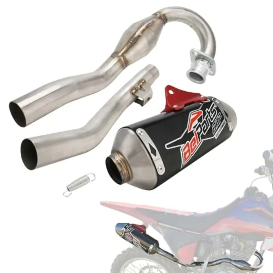 Dirt Bike Exhaust Slip On Muffler Pipe Full Kit for Hawk 250 RPS/CRF230F 2003-2017/DRZ125 Black Performance Lightweight Titaniu
Dirt Bike Exhaust Slip On Muffler Pipe Full Kit for Hawk 250 RPS/CRF230F 2003-2017/DRZ125 Black Performance Lightweight Titaniu