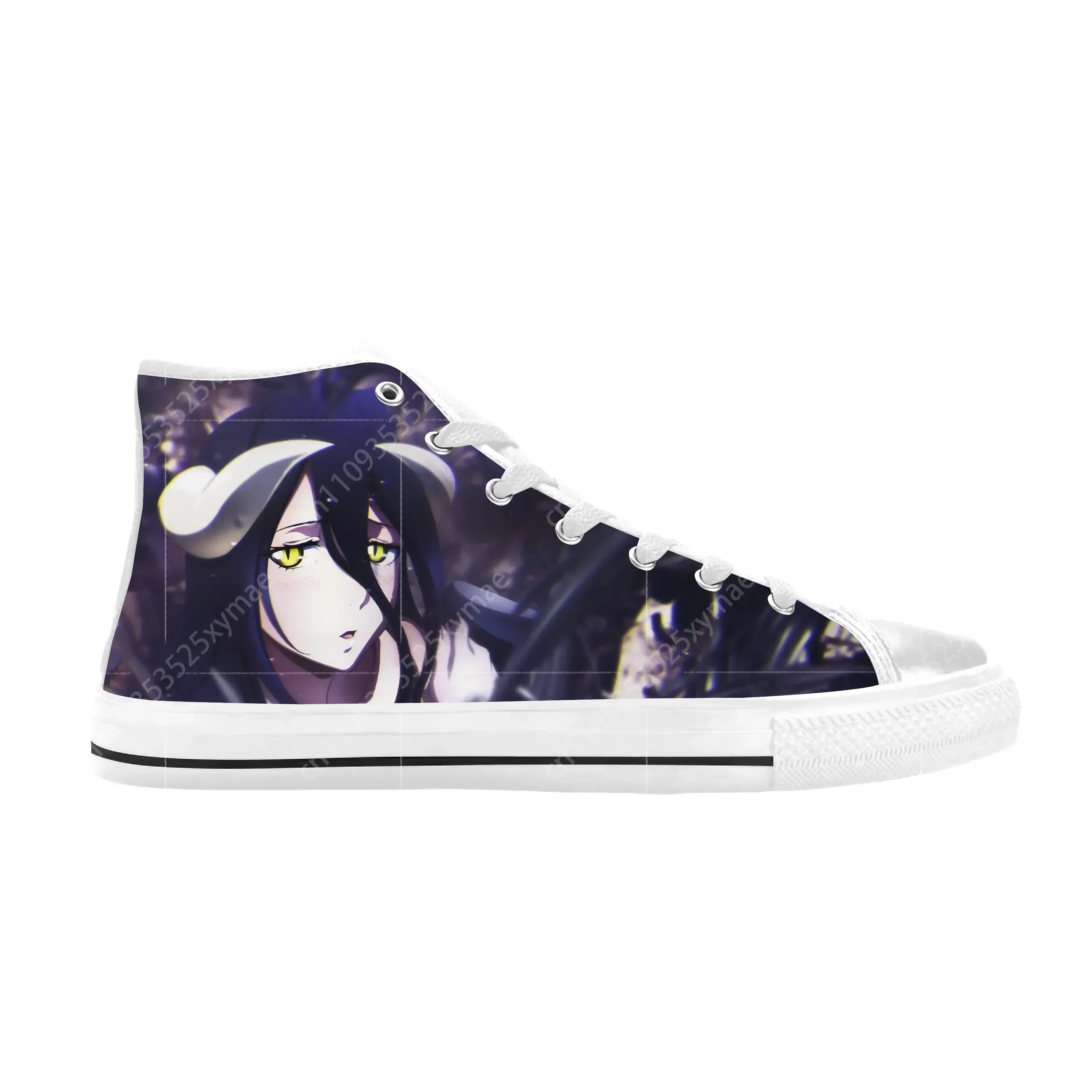Japanese Anime Manga Cartoon Albedo Overlord Cute Casual Cloth Shoes High Top Comfortable Breathable 3D Print Men Women Sneakers
Japanese Anime Manga Cartoon Albedo Overlord Cute Casual Cloth Shoes High Top Comfortable Breathable 3D Print Men Women Sneakers