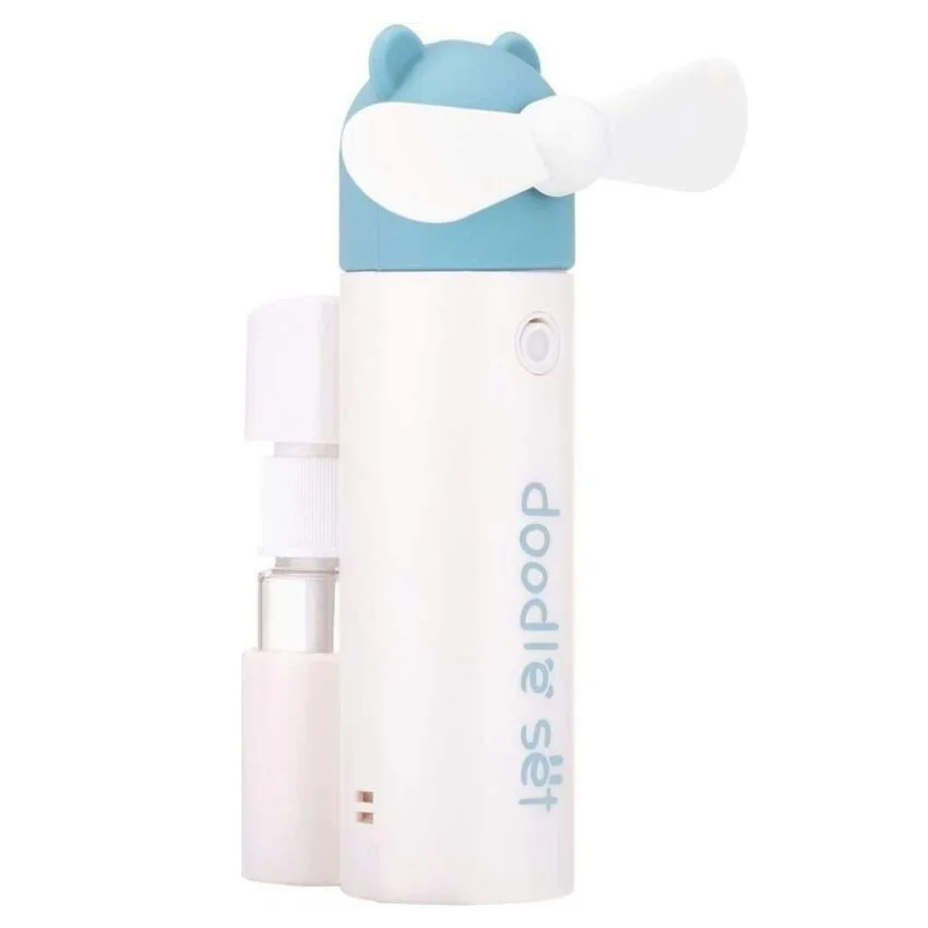 USB Rechargeable 1200mAh Battery Operated Handheld Cooling Mini Fan Portable Spray Water Misting Hand Cooler Fans Desk 6 Hours
USB Rechargeable 1200mAh Battery Operated Handheld Cooling Mini Fan Portable Spray Water Misting Hand Cooler Fans Desk 6 Hours