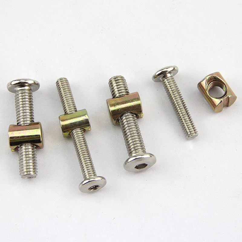 20pcs/Lot Carbon Steel Furniture Bolts and Nuts Set with Barrel Nuts Dowel Nut Connector Fastener Home Hardware Fix Up Tools
20pcs/Lot Carbon Steel Furniture Bolts and Nuts Set with Barrel Nuts Dowel Nut Connector Fastener Home Hardware Fix Up Tools