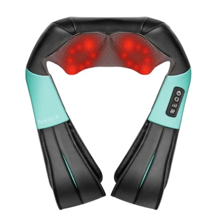 Nekteck Shiatsu Neck Massager with Heat for Pain Relief Deep Tissue 2026 Upgraded 3D Back Shoulder Kneading Massage Pillow Body
Nekteck Shiatsu Neck Massager with Heat for Pain Relief Deep Tissue 2026 Upgraded 3D Back Shoulder Kneading Massage Pillow Body