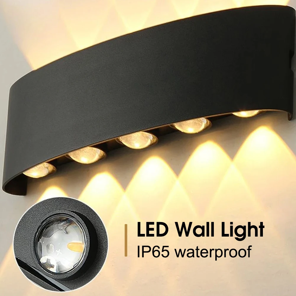 New 10W LED Wall Light Outdoor Modern Up and Down Light 3000K Aluminum Casing Waterproof Wall Lantern for Garden Patio Porch
New 10W LED Wall Light Outdoor Modern Up and Down Light 3000K Aluminum Casing Waterproof Wall Lantern for Garden Patio Porch