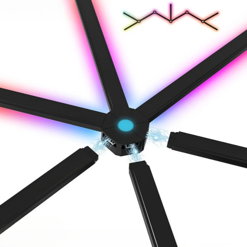 Aluminium RGB Nightlight WiFi Bluetooth Control Night Light Indoor Gaming Desk Bedroom Ambient Lights Splice Decoration Lamp
Aluminium RGB Nightlight WiFi Bluetooth Control Night Light Indoor Gaming Desk Bedroom Ambient Lights Splice Decoration Lamp