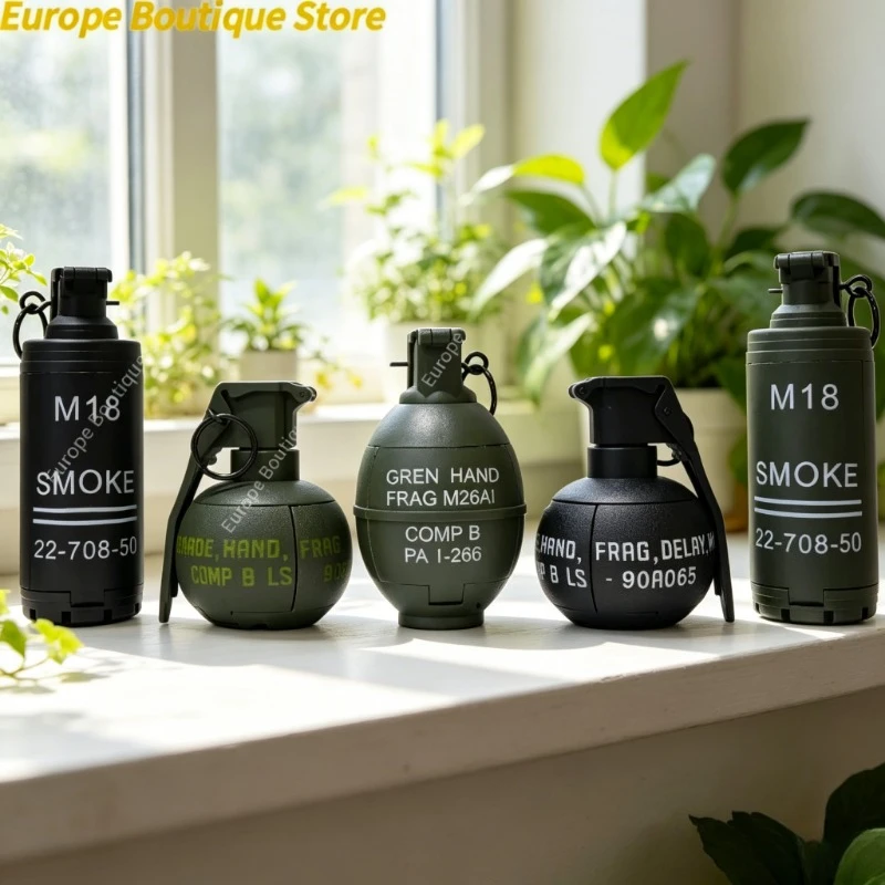 M67 Smoke Grenade Model Toy Water Burst Novelty Toy Game Prop 10 Styles for Outdoor Play Hunting Wargame Model Parts
M67 Smoke Grenade Model Toy Water Burst Novelty Toy Game Prop 10 Styles for Outdoor Play Hunting Wargame Model Parts