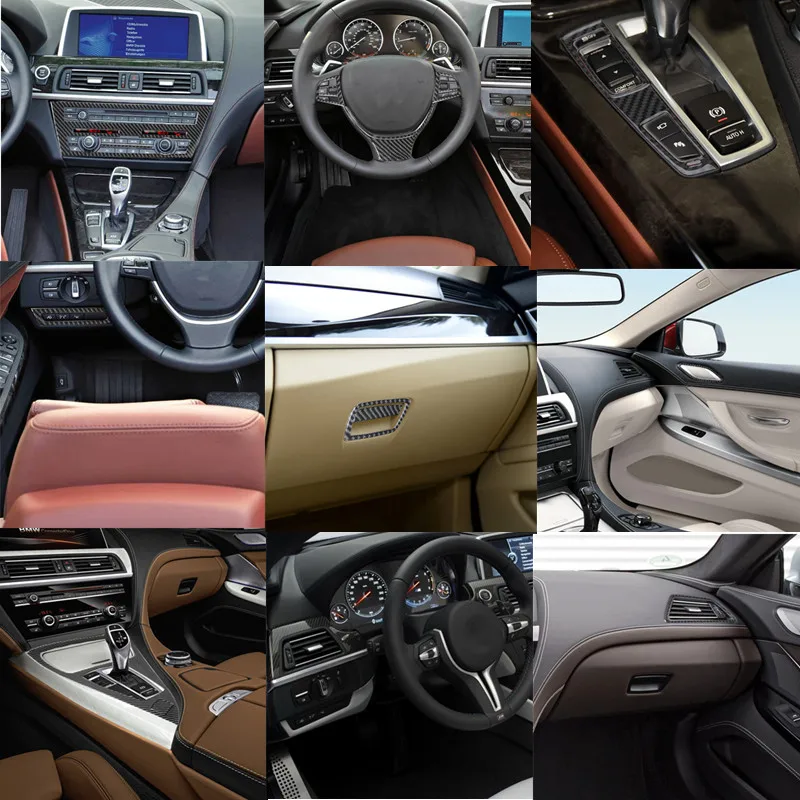 Car Steering Wheel Center Console Gear Shift Panel For BMW 6 Series(F12 F13) COUPE Covertible 2011-2018 Carbon Fiber Sticker
Car Steering Wheel Center Console Gear Shift Panel For BMW 6 Series(F12 F13) COUPE Covertible 2011-2018 Carbon Fiber Sticker