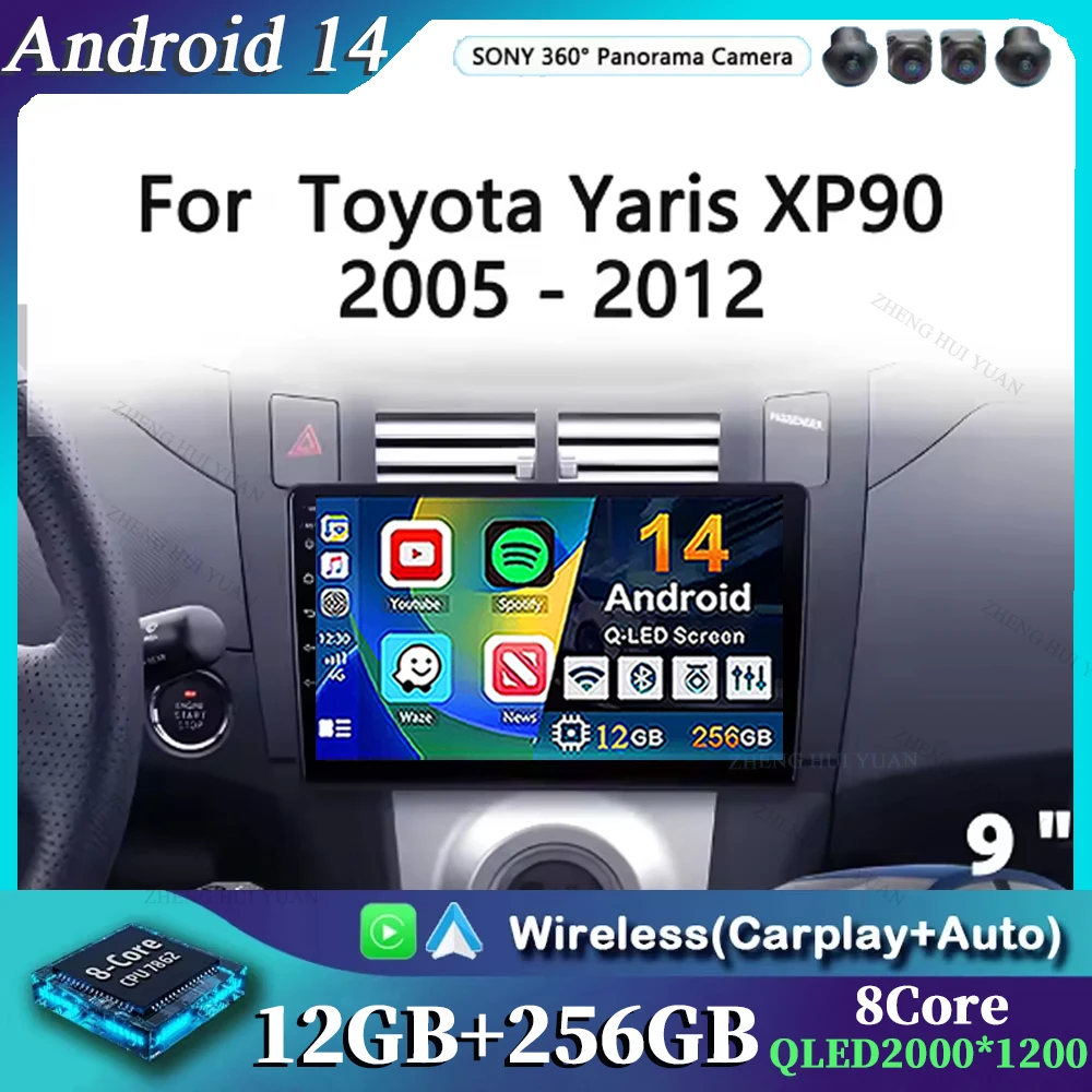 Android 14 для Toyota Yaris XP90 2005-2013, автомобильный радиоприемник, мультимедийный видеоплеер, навигация без 2Din 2 Din DVD, автомобильный GPS
Android 14 для Toyota Yaris XP90 2005-2013, автомобильный радиоприемник, мультимедийный видеоплеер, навигация без 2Din 2 Din DVD, автомобильный GPS