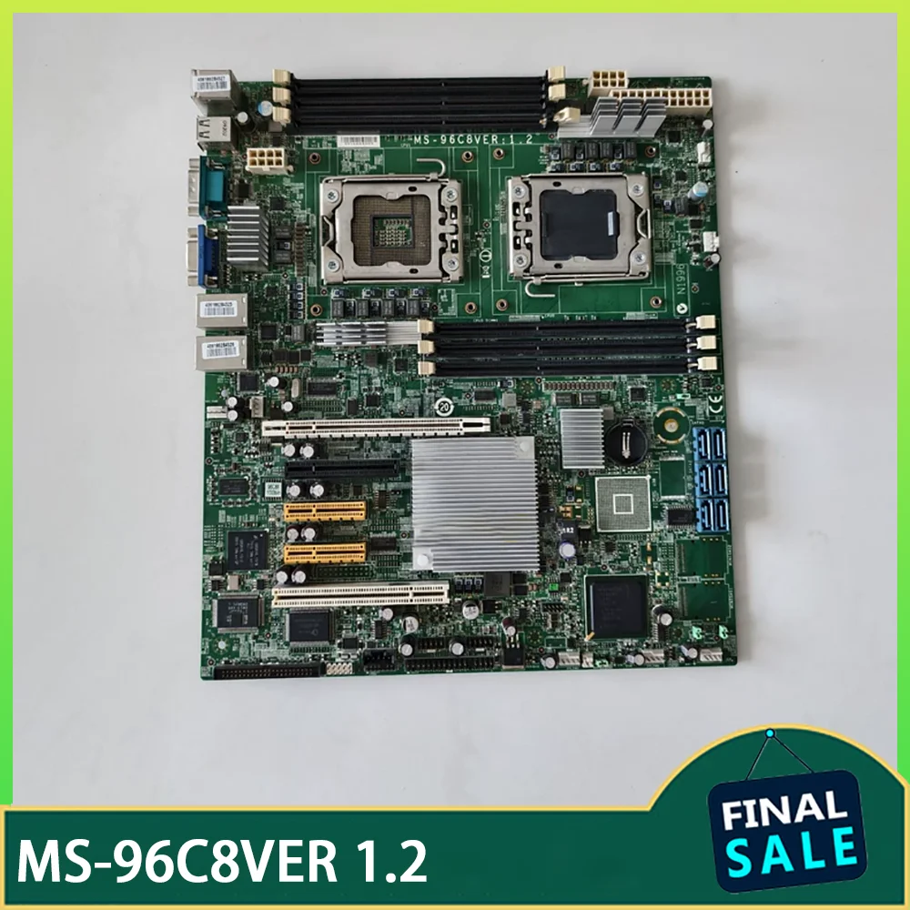 LGA1366 Dual-Channel Server Motherboard MS-96C8 VER 1.2
LGA1366 Dual-Channel Server Motherboard MS-96C8 VER 1.2