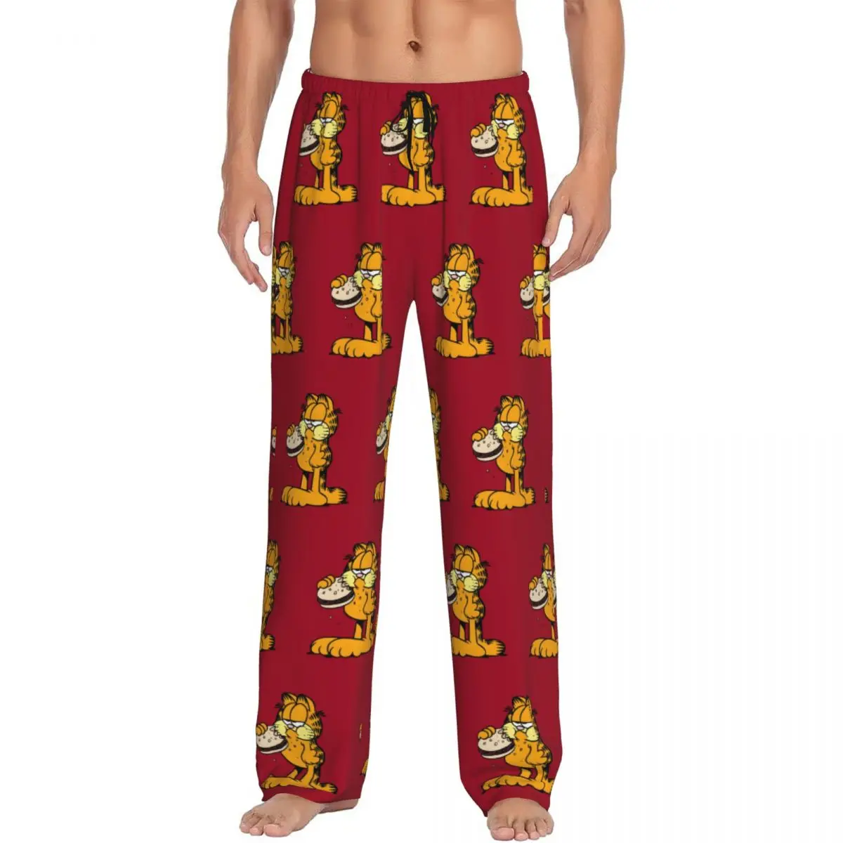 Custom Printed G-Garfielded Pajama Pants Men's Funny Cat Sleep Sleepwear Bottoms with Pockets
Custom Printed G-Garfielded Pajama Pants Men's Funny Cat Sleep Sleepwear Bottoms with Pockets